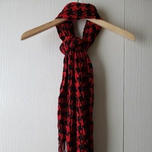 Red and Black Scarf